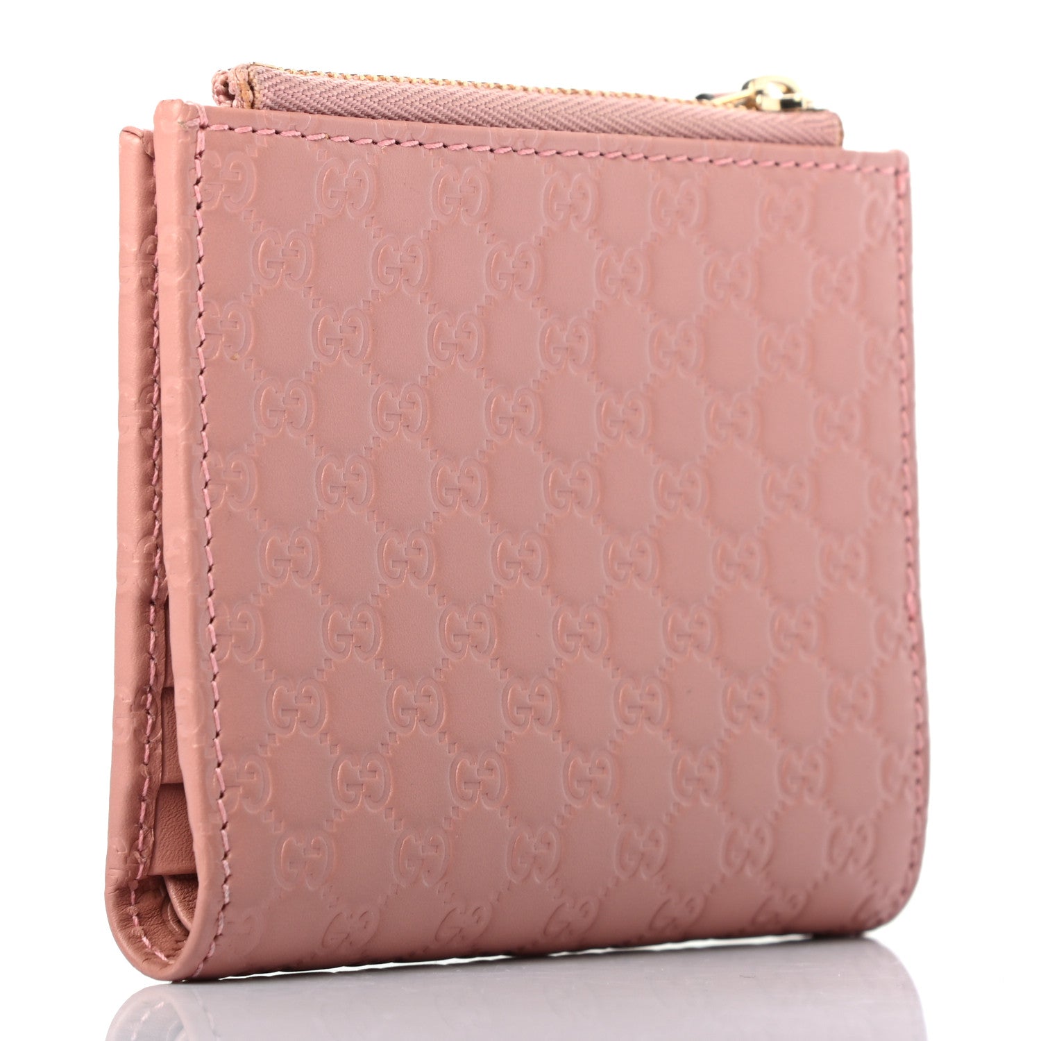 Gucci Microguccissima Bi-Fold Wallet Soft Pink 3 of 8