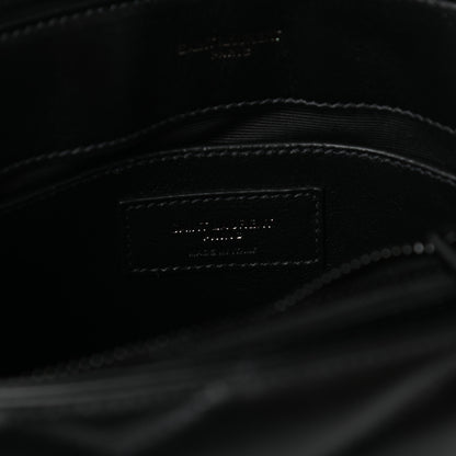 Saint Laurent Calfskin Y Quilted Monogram Small Loulou Chain Satchel Black 6 of 9