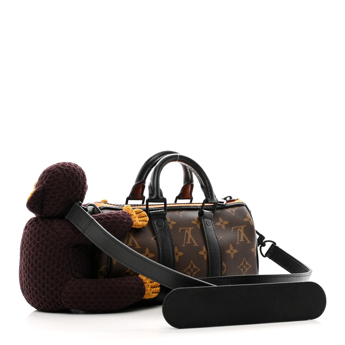 Monogram Monkey Puppet LV Friends Keepall XS