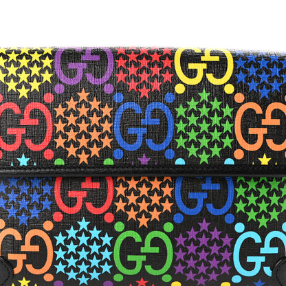 Gucci GG Supreme Monogram Psychedelic Slim Belt Bag Black 7 of 10