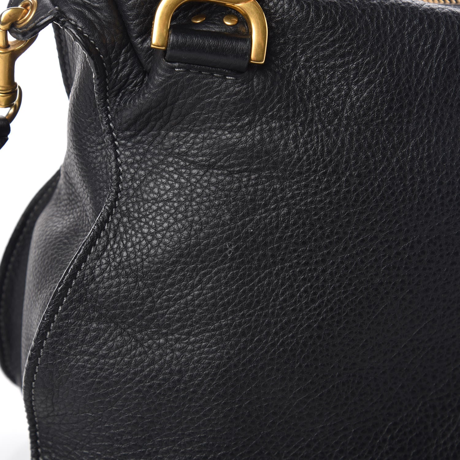 Chloe Calfskin Medium Marcie Satchel Black 15 of 17