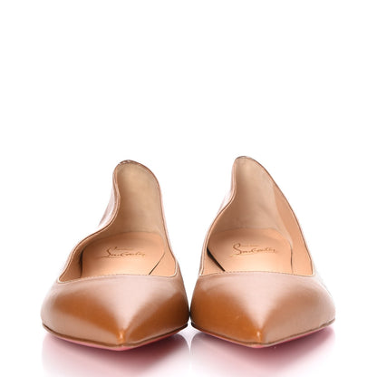 Christian Louboutin Shiny Nappa Ballalla Flats 39.5 Safari 2 of 8