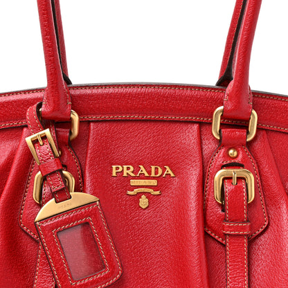 Prada Cinghiale Antik Top Handle Bag Rubino 7 of 10