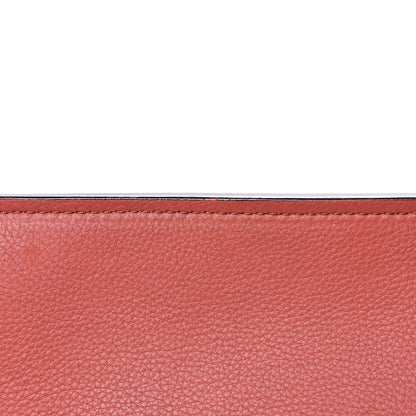 Celine Drummed Calfskin Medium Edge Shoulder Bag Terracotta 8 of 14