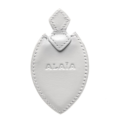 Alaia Calfskin Arabesque Studded Franca Crossbody Blanc Optique 9 of 9