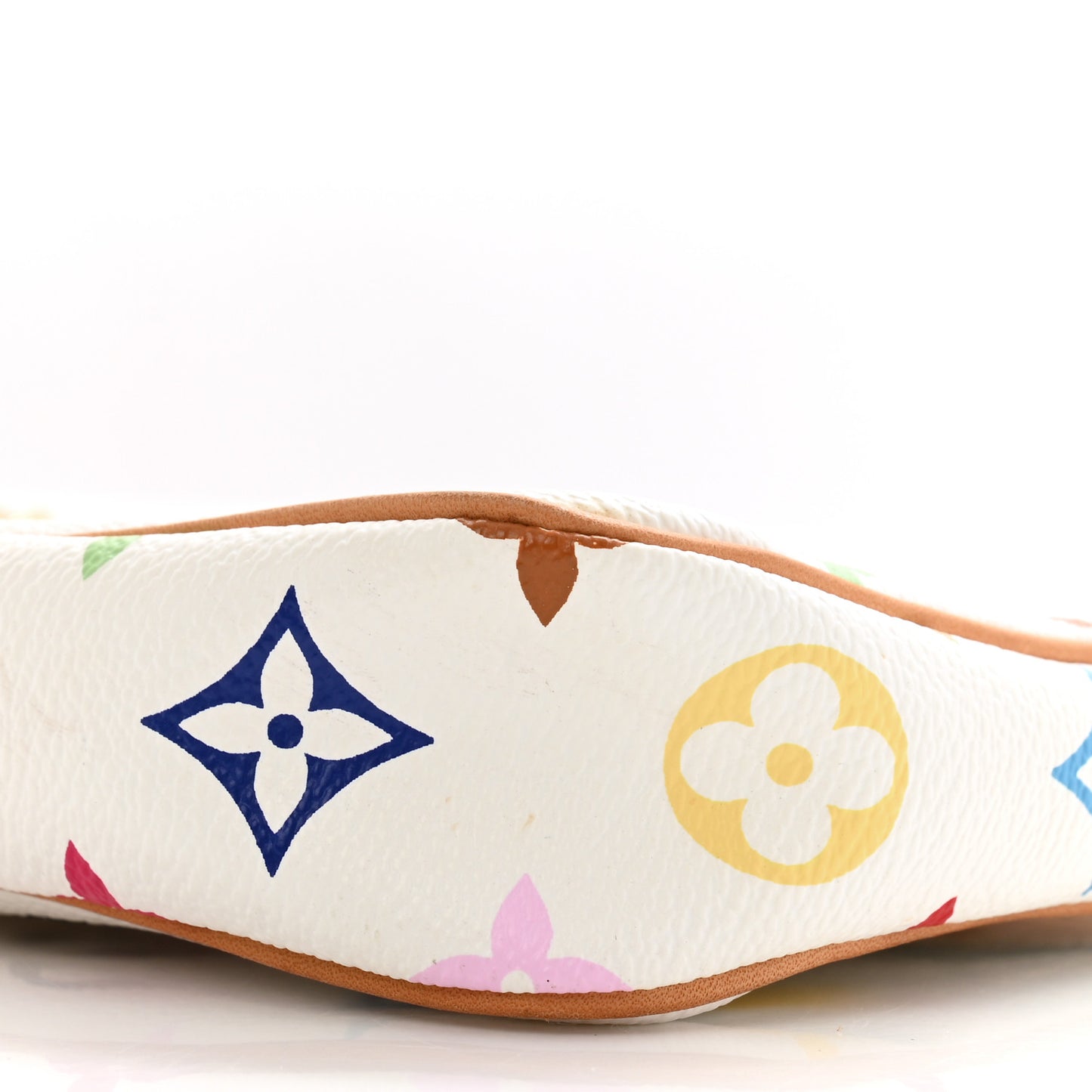 Monogram Multicolor Pochette Accessories White