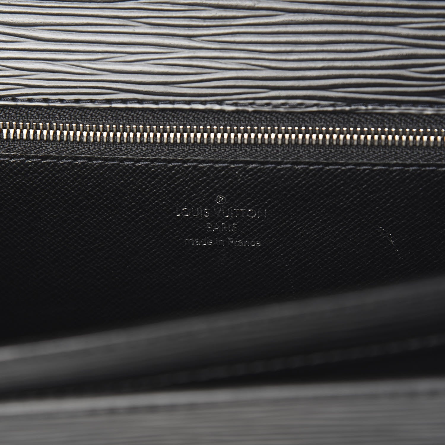 Louis Vuitton Epi Pochette Sellier Dragonne Clutch Black 6 of 9