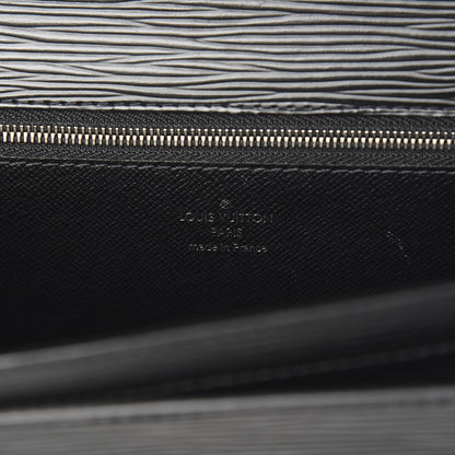 Louis Vuitton Epi Pochette Sellier Dragonne Clutch Black 6 of 9