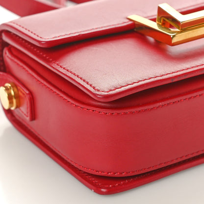 Saint Laurent Calfskin Small Classic Lulu Bag Red 9 of 11