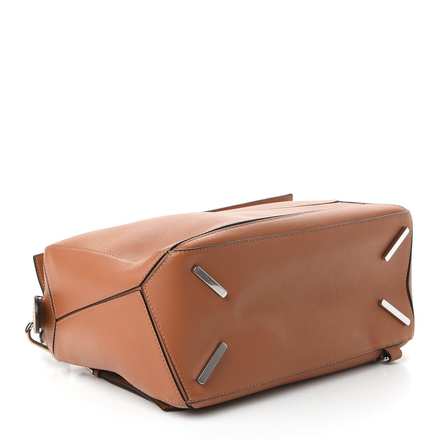 Loewe Calfskin Medium Puzzle Bag Tan 4 of 9