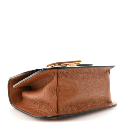 Valentino Garavani Grainy Calfskin Small VSling Shoulder Bag Saddle Brown 4 of 9