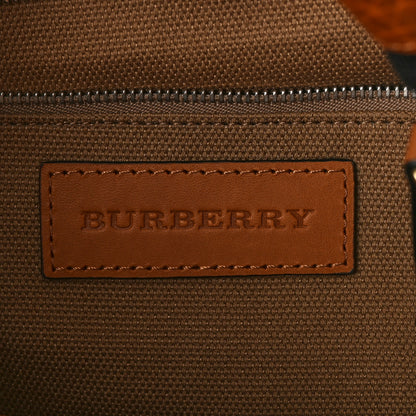 Burberry Grainy Calfskin House Check Small Maidstone Saddle Brown 6 of 9