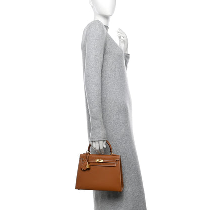 Hermes Epsom Kelly Sellier 25 Gold 2 of 11