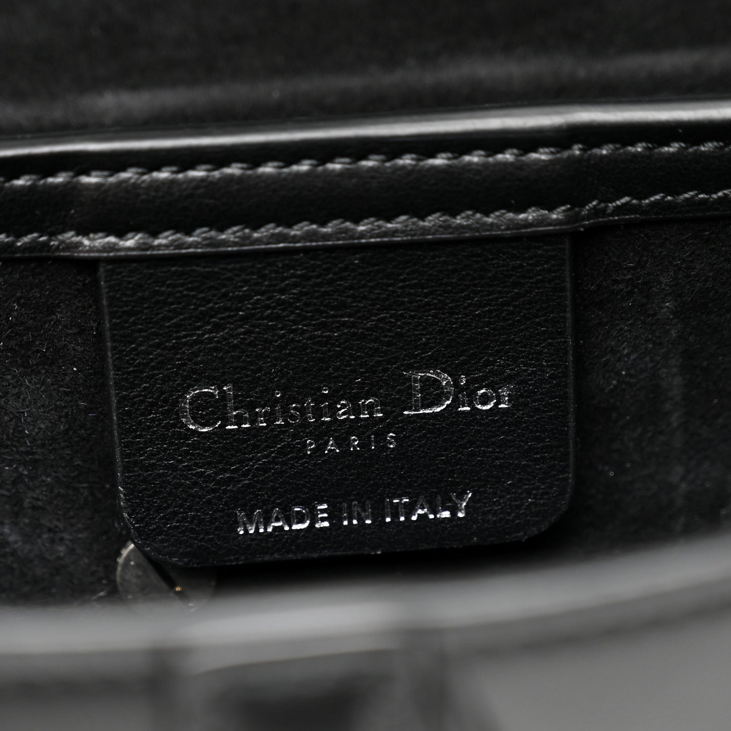Smooth Calfskin Braided Saddle Bag With Strap Black