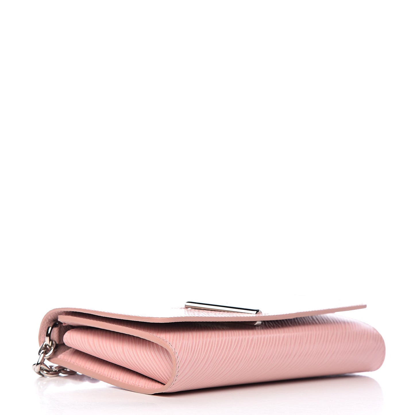 Epi Twist Chain Wallet Rose Ballerine