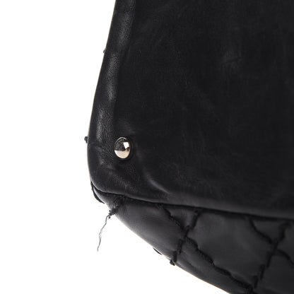 Chanel Calfskin Drawstring CC Bucket Bag Black 11 of 11
