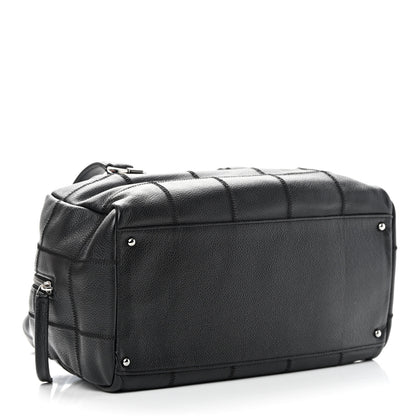 Chanel Caviar Square Stitched Bowler Black 3 of 12