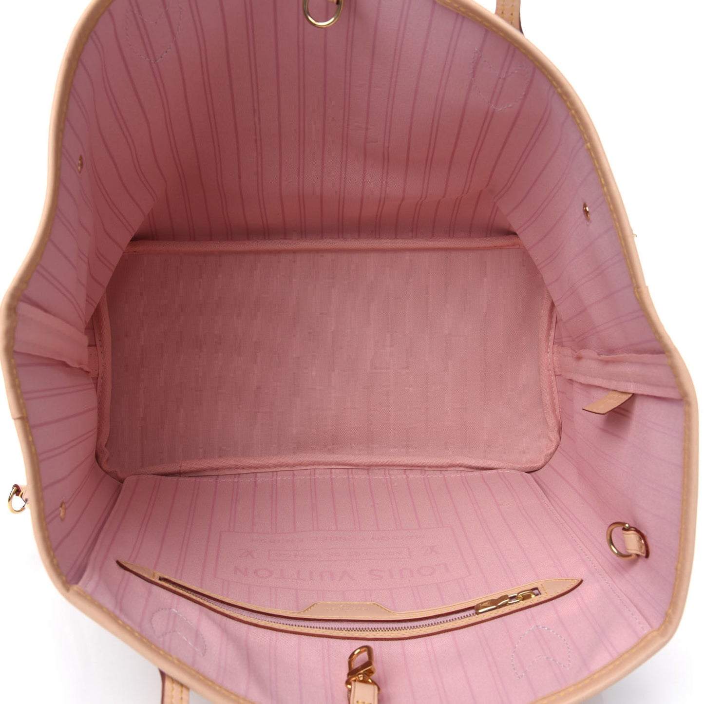 Damier Azur Neo Neverfull MM Rose Ballerine