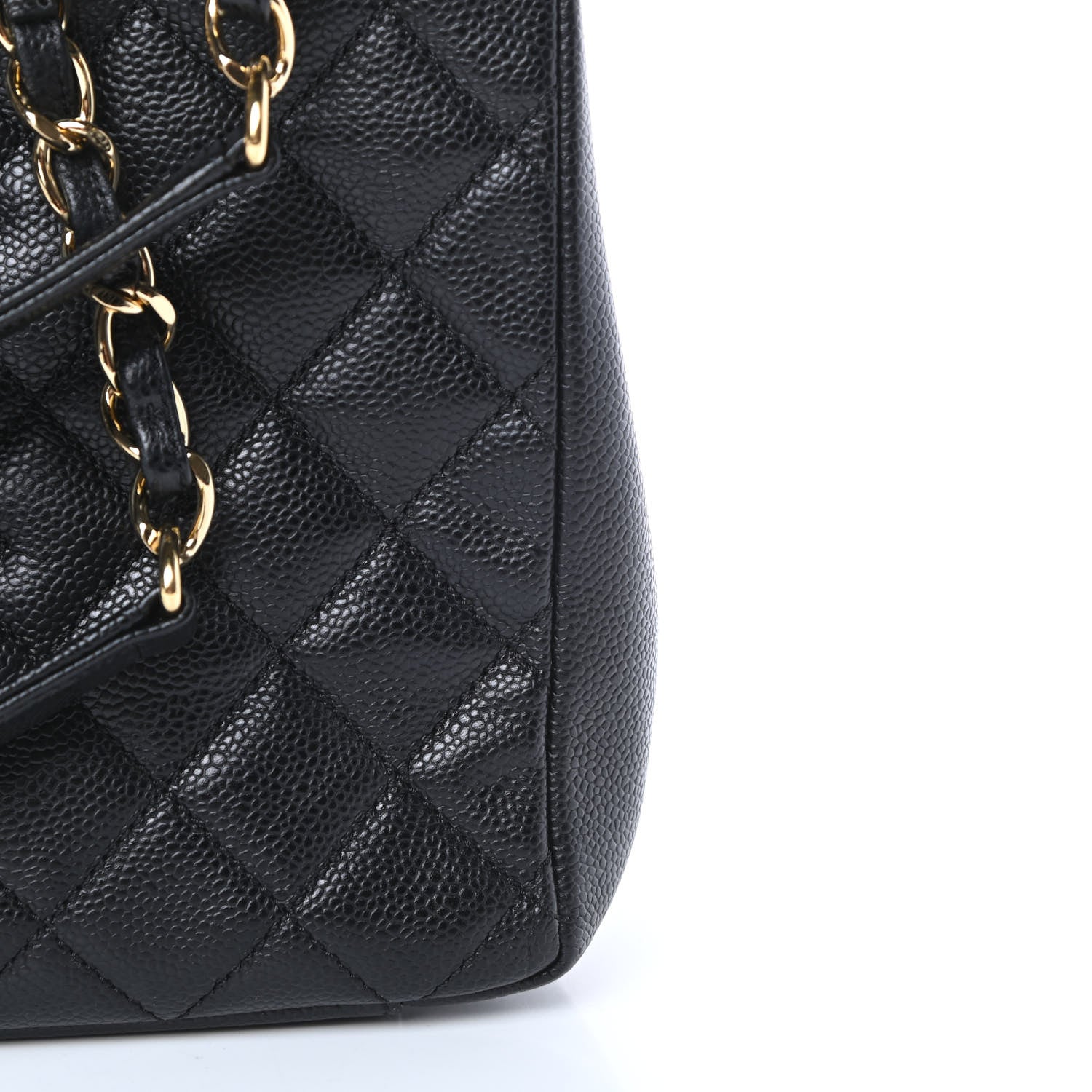 Chanel Caviar Quilted Grand Shopping Tote GST Black 12 of 14