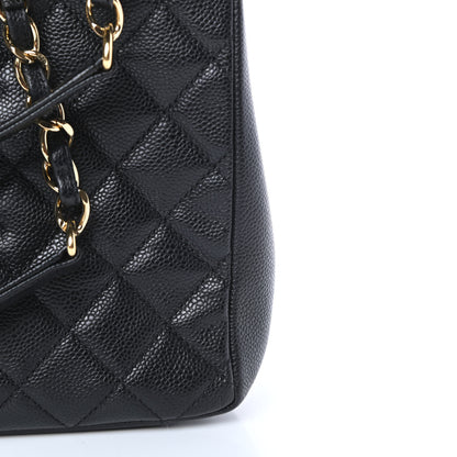 Chanel Caviar Quilted Grand Shopping Tote GST Black 12 of 14