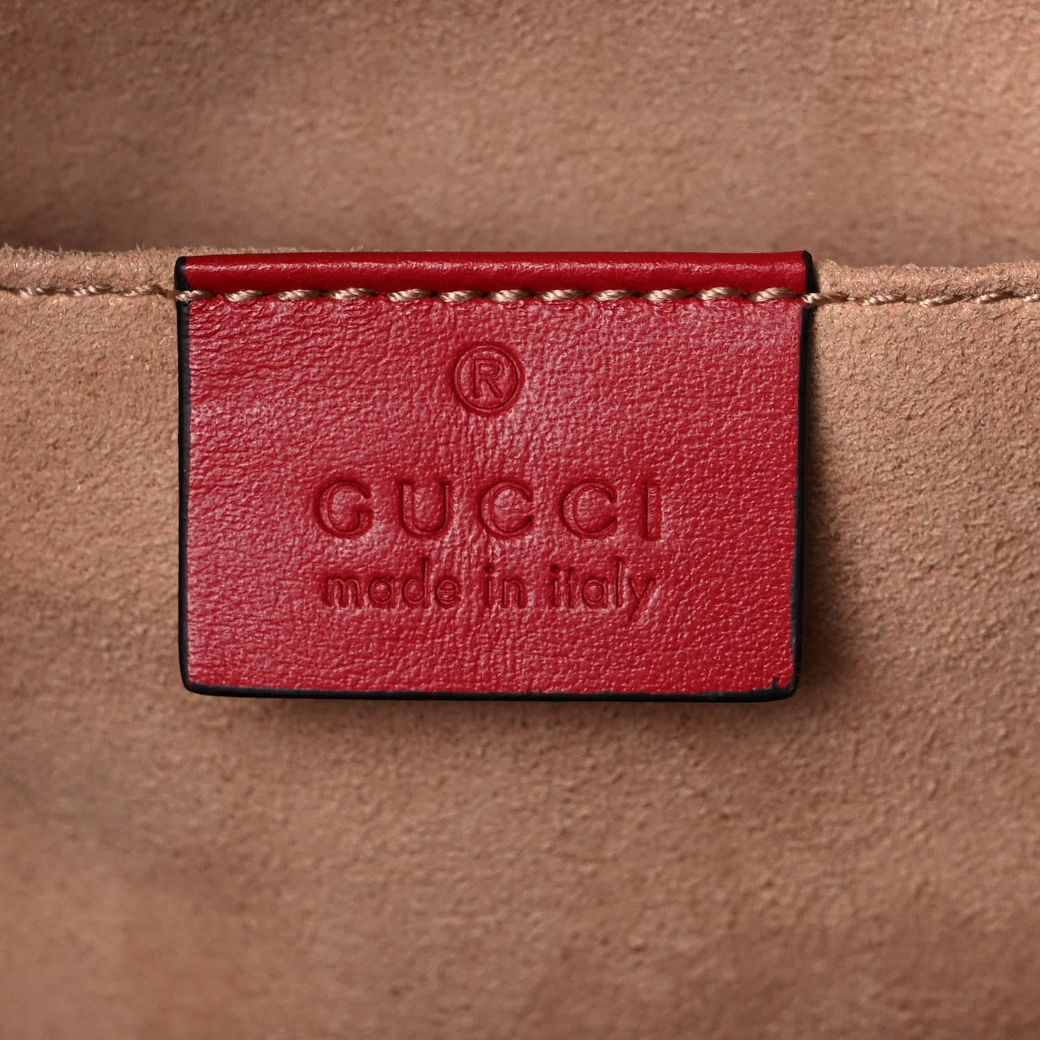 Gucci Calfskin Matelasse GG Marmont Dome Backpack Hibiscus Red 6 of 13