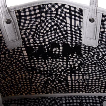 MCM Visetos Medium Liz Reversible Shopper Tote White 11 of 13