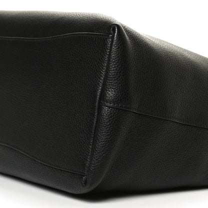 Prada Vitello Phenix Embossed Logo Hobo Black 9 of 12