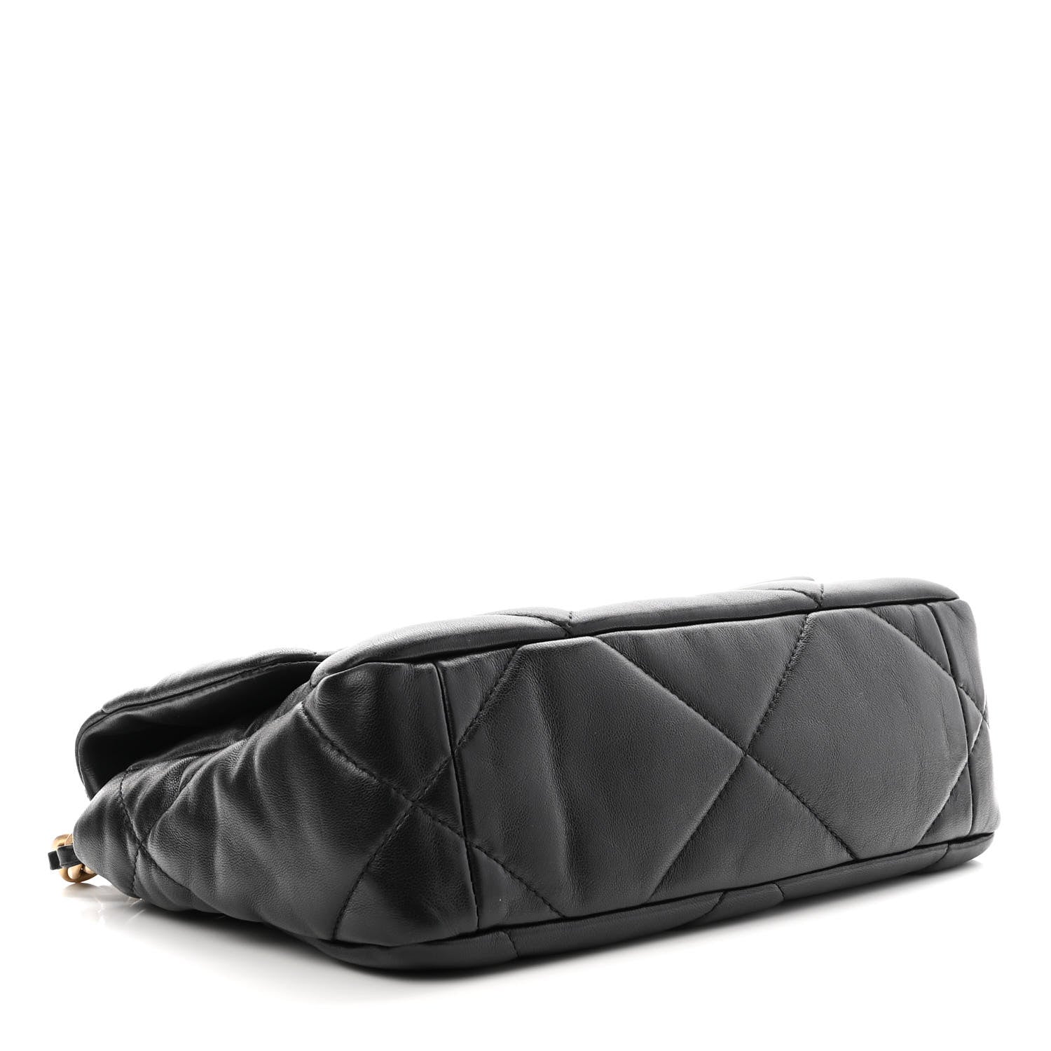 Chanel Lambskin Quilted Medium Chanel 19 Flap Black 4 of 10