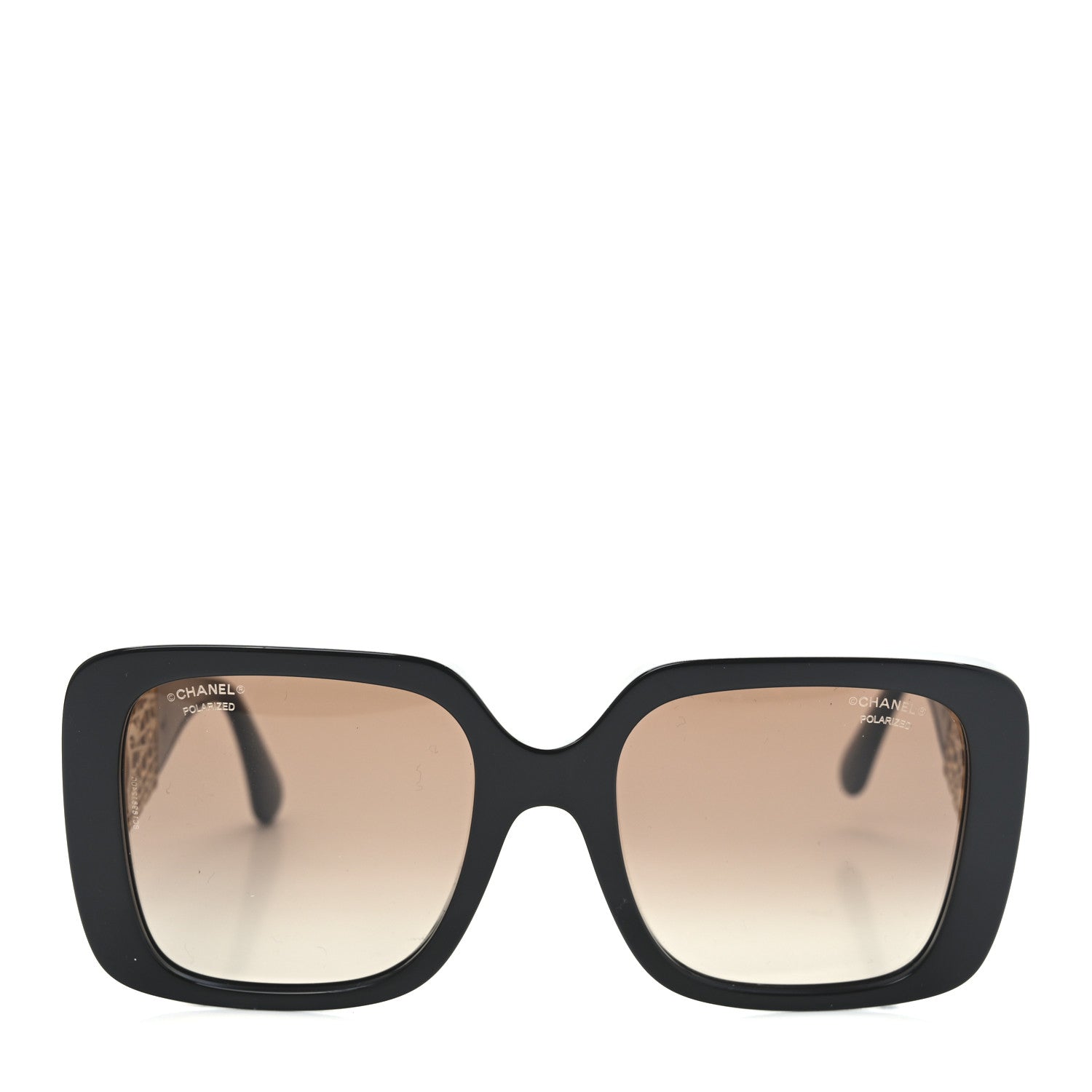 Chanel Acetate Metal Polarized Square Sunglasses 5532-A Black 2 of 7