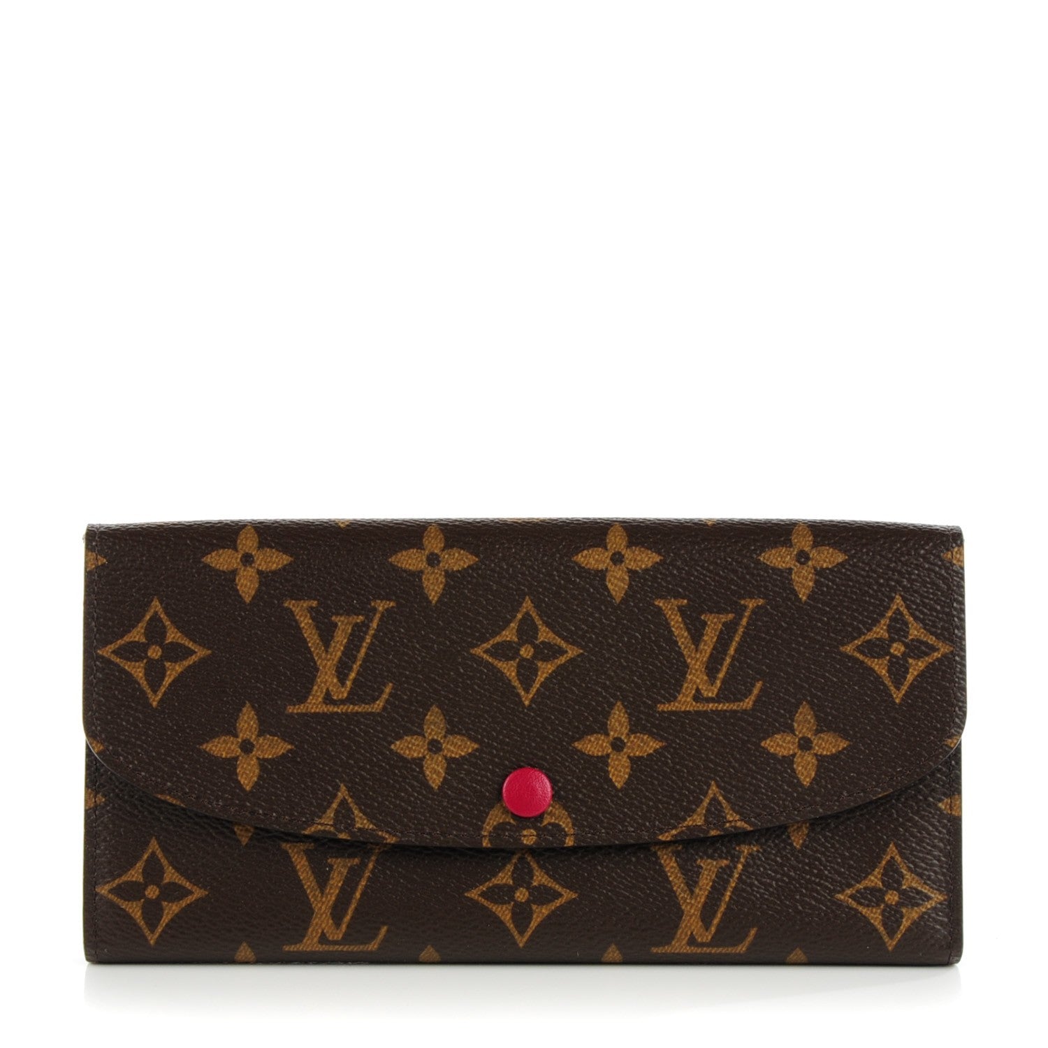Louis Vuitton Monogram Emilie Wallet Fuchsia 1 of 7