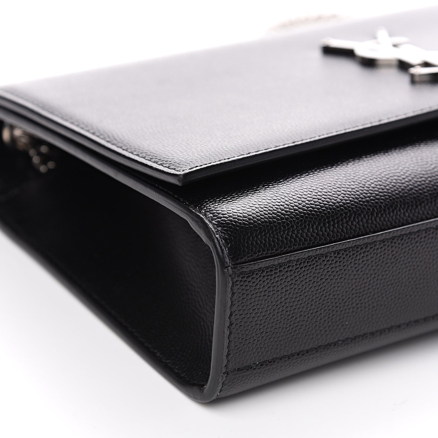 Grain De Poudre Large Classic Monogram Kate Satchel Black