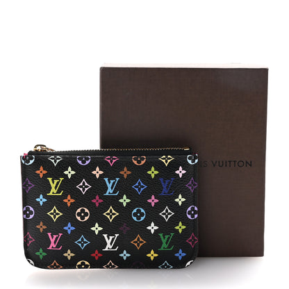 Louis Vuitton Monogram Multicolor Key Pouch Black Grenade 7 of 7