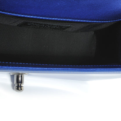 Chanel Patent Metallic Small Boy Flap Blue 7 of 9