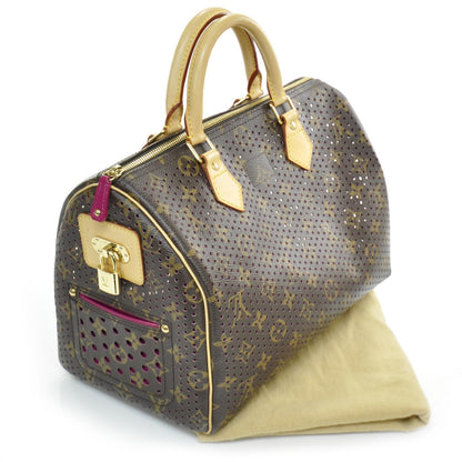 Louis Vuitton Monogram Perforated Speedy 30 Fuchsia 3 of 9