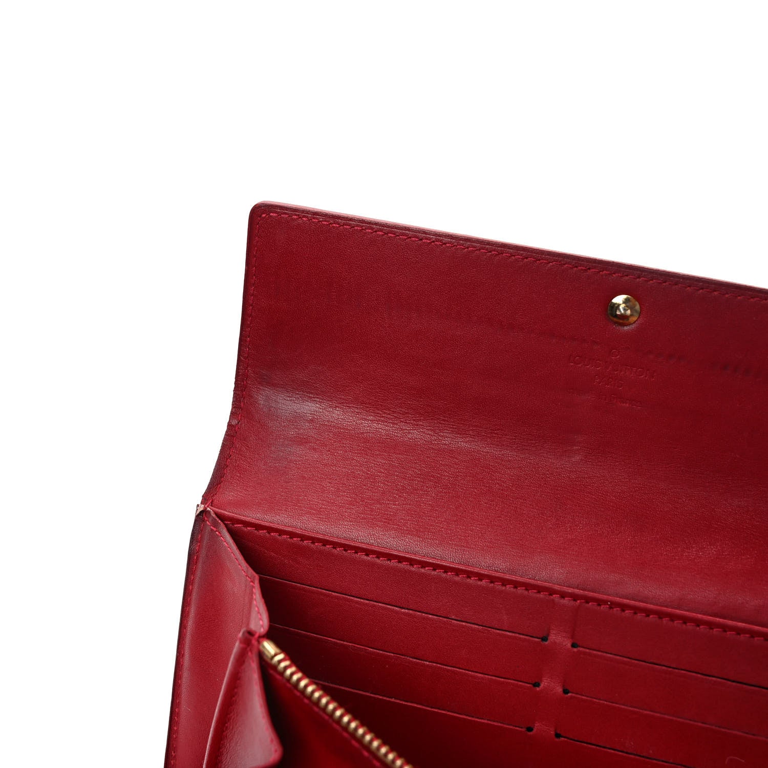 Louis Vuitton Vernis Sarah Wallet Pomme D'Amour 9 of 9