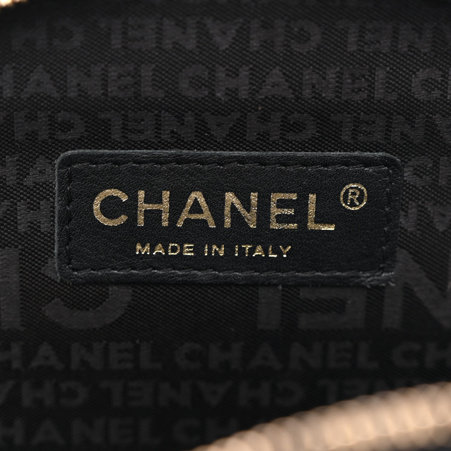 Chanel Patent Vinyl Record Clutch Black 6 of 10