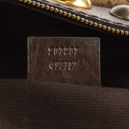 Gucci Crystal Monogram Large Babouska Dome Bag Brown 7 of 7