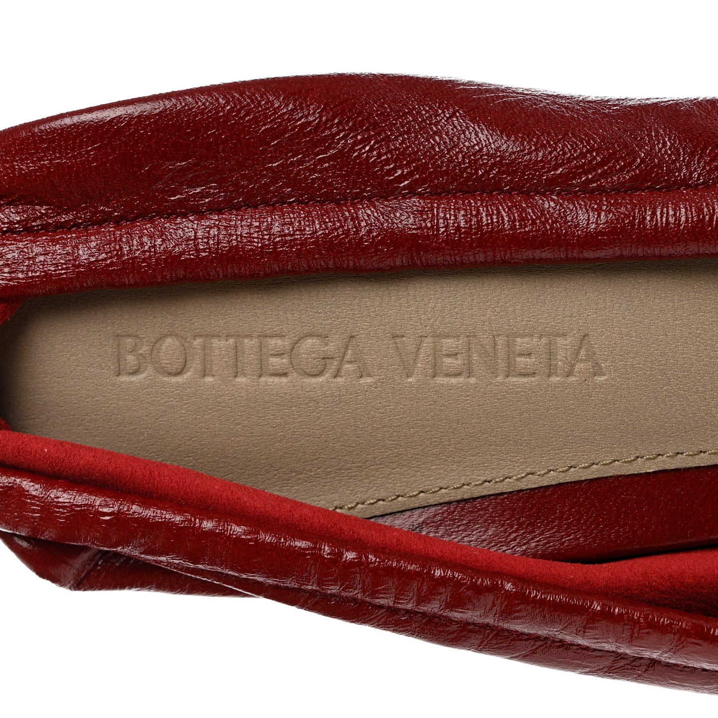 Crushed Nappa Madame Pumps 39.5 Burgundy