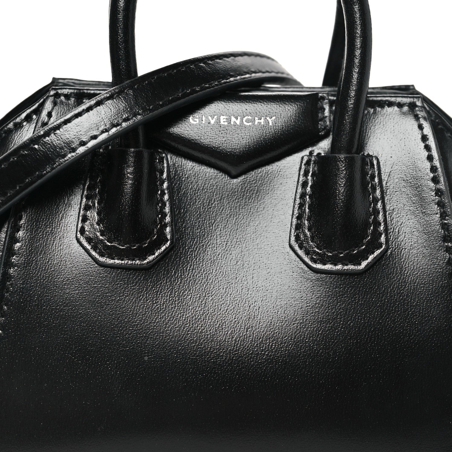 Givenchy Shiny Lord Calfskin Micro Antigona Black 8 of 10