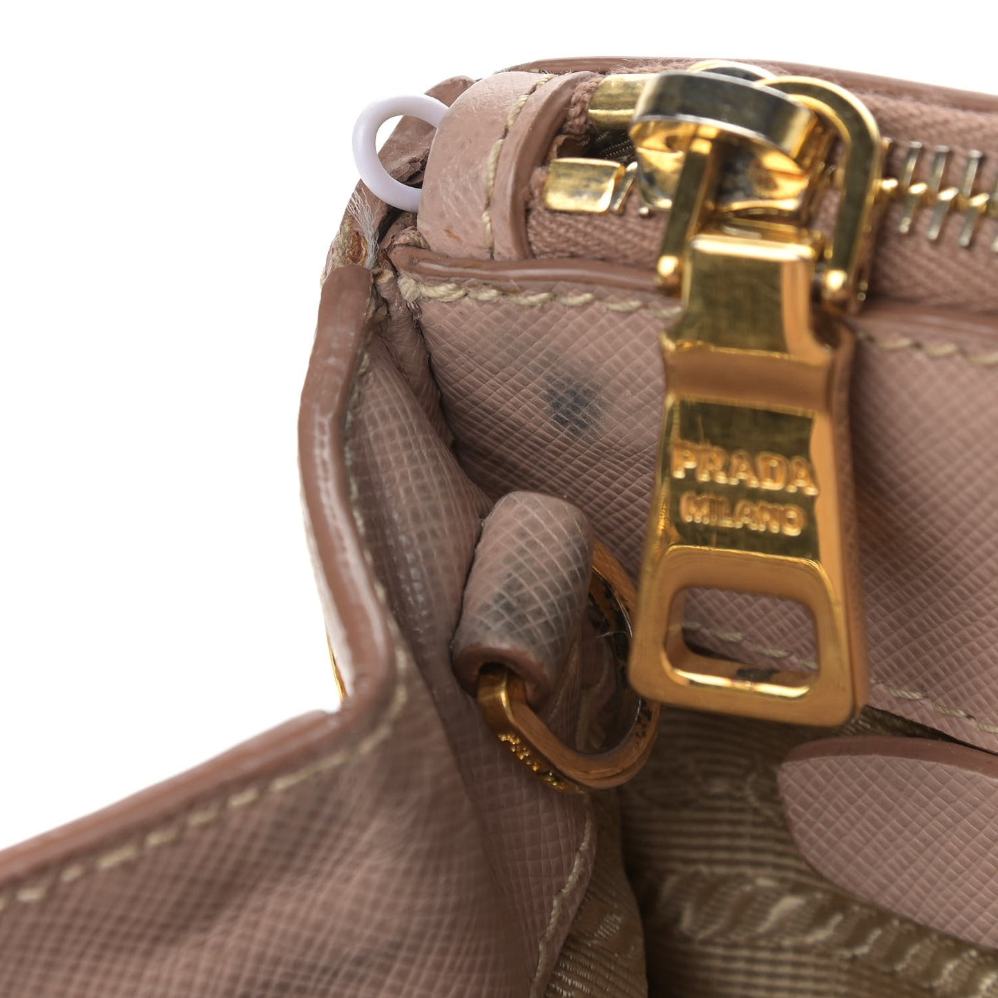 Saffiano Small Galleria Double Zip Tote Cammeo