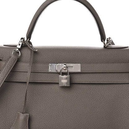 Hermes Togo Kelly Retourne 32 Etain 12 of 13