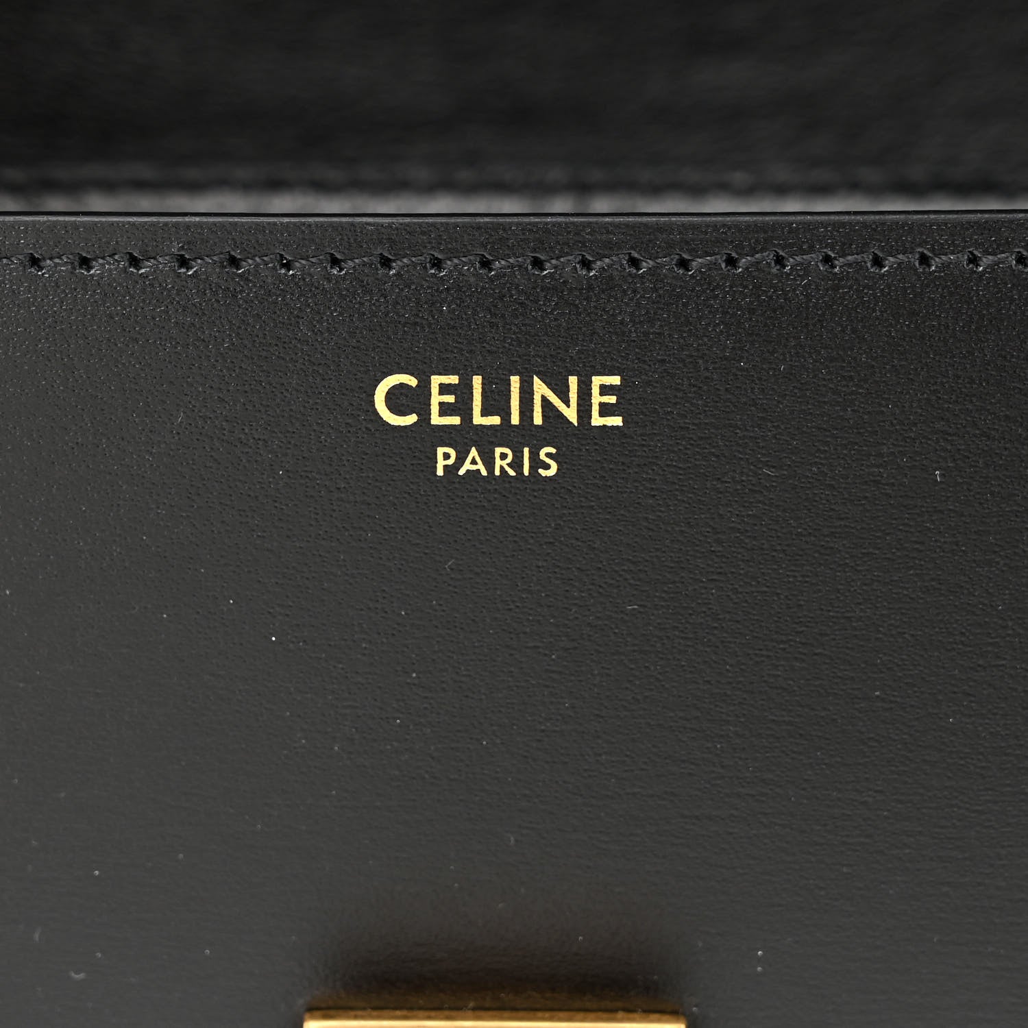 Celine Box Calfskin Teen Classic Box Flap Bag Black 6 of 11