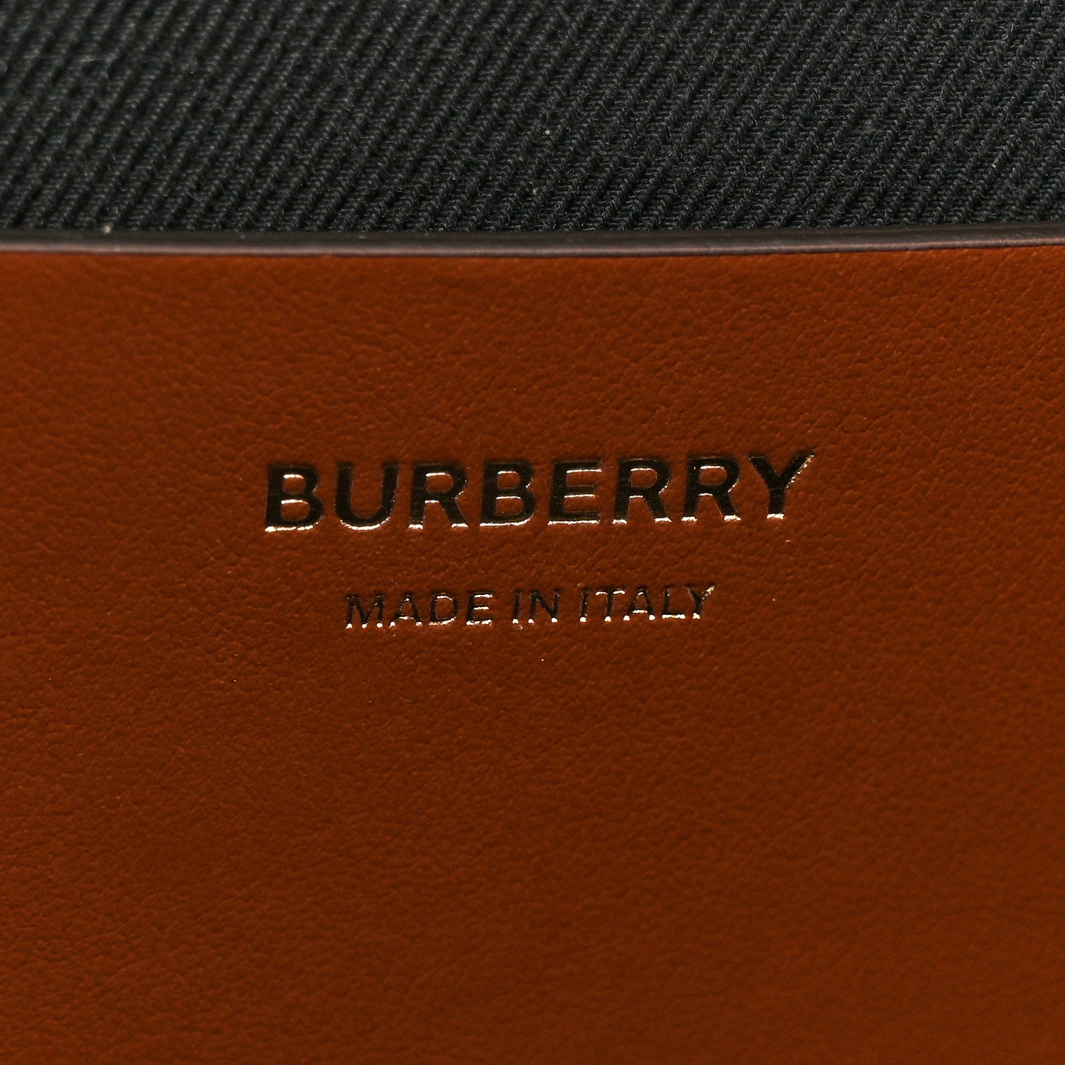 Burberry E-Canvas Check Medium Soft TB Tote Dark Birch Brown 6 of 10