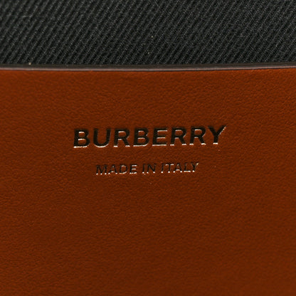 Burberry E-Canvas Check Medium Soft TB Tote Dark Birch Brown 6 of 10