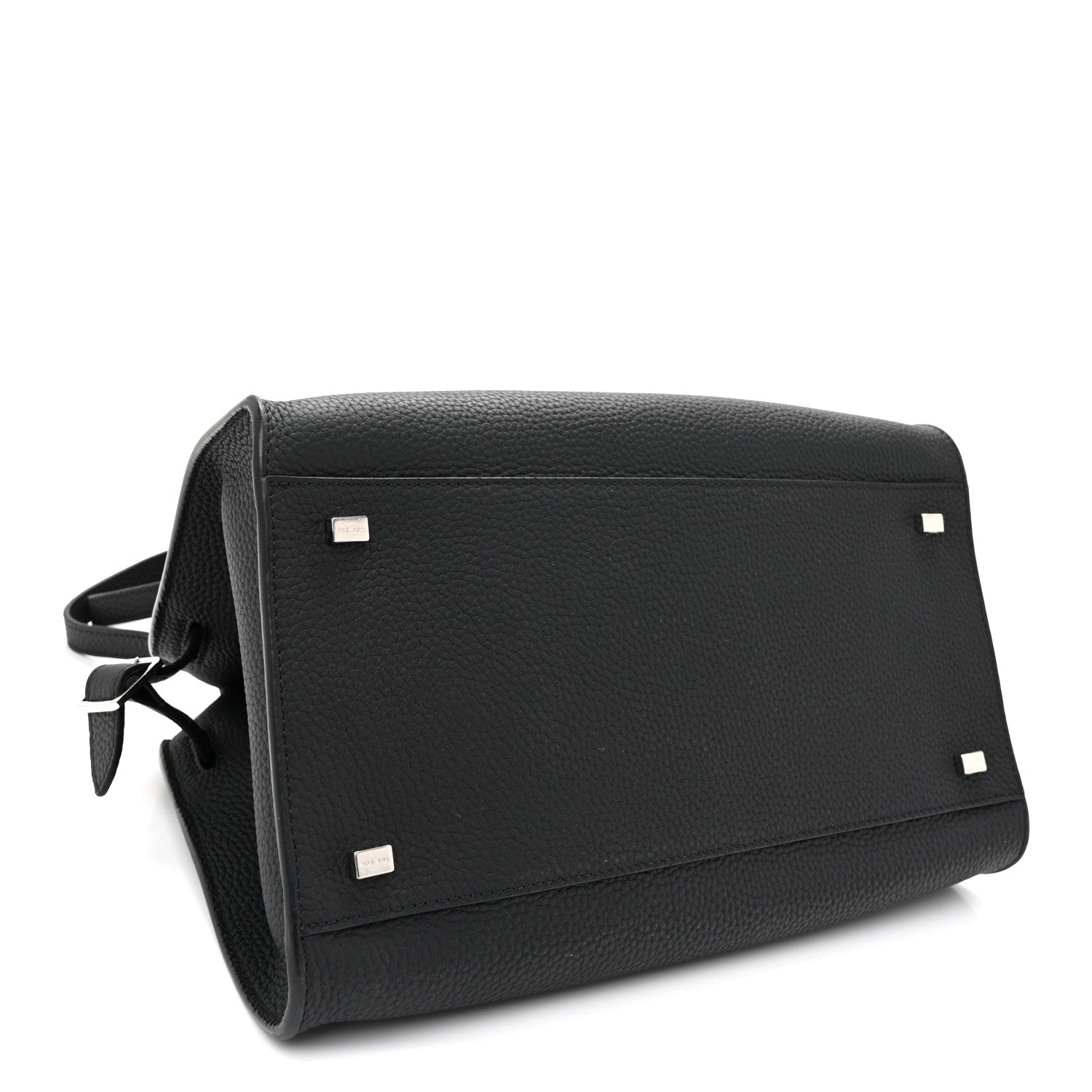 The Row Matte Grained Calfskin Soft Margaux 12 Black 4 of 9