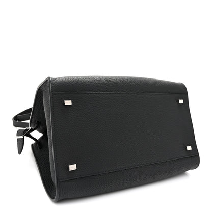 The Row Matte Grained Calfskin Soft Margaux 12 Black 4 of 9