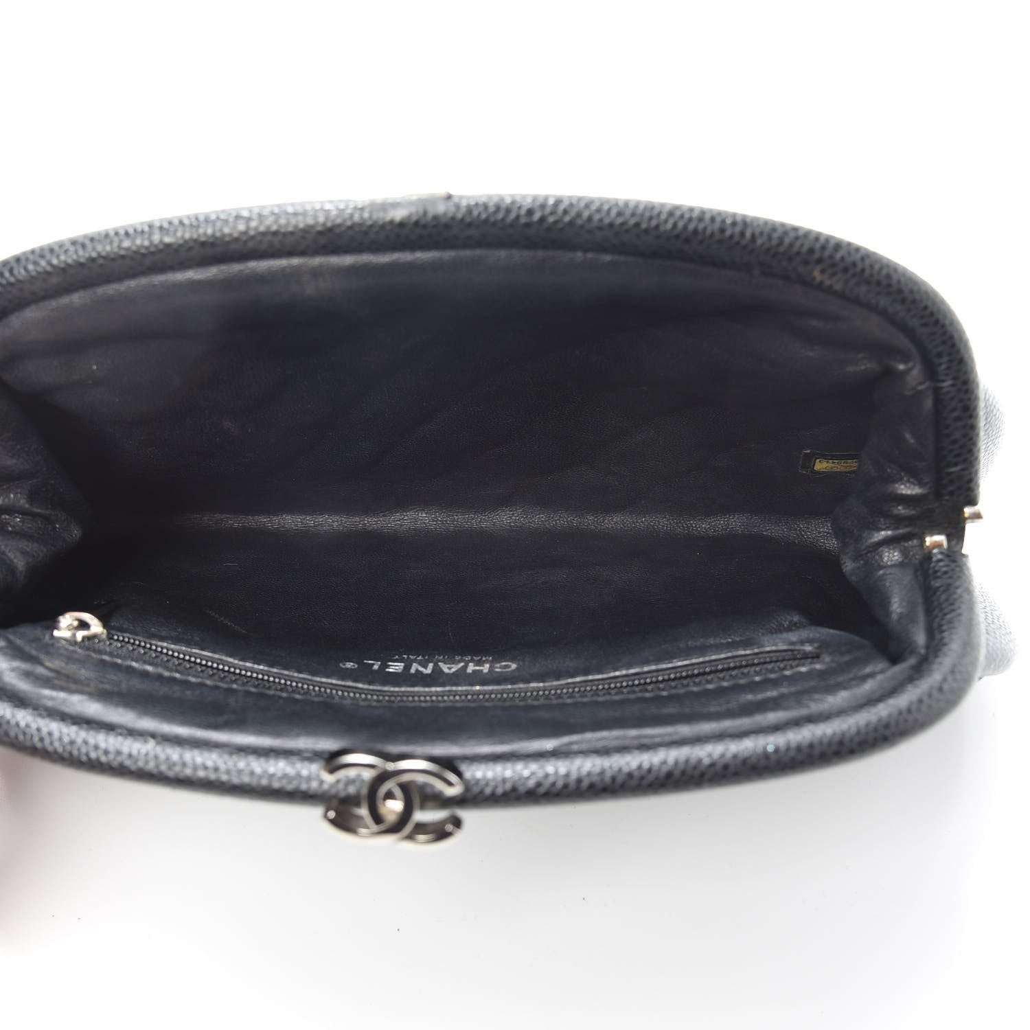 Chanel Caviar Quilted Timeless Clutch Black 5 of 9