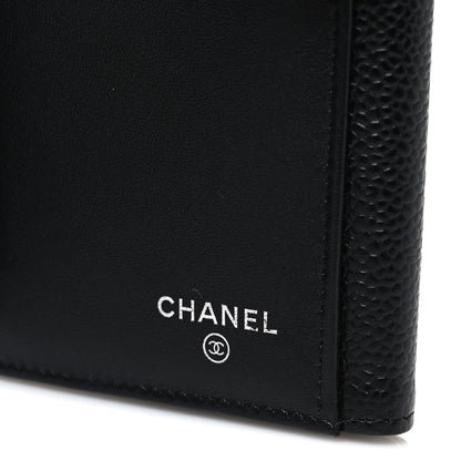 Chanel Caviar Timeless CC French Long Wallet Black 7 of 9