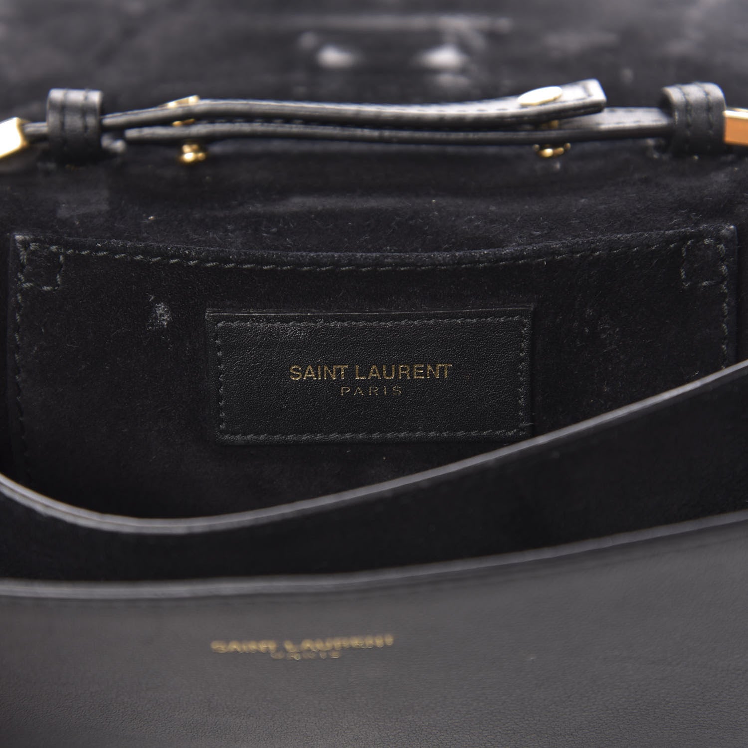 Saint Laurent Calfskin Classic Y Ligne Chain Wallet Black 5 of 13