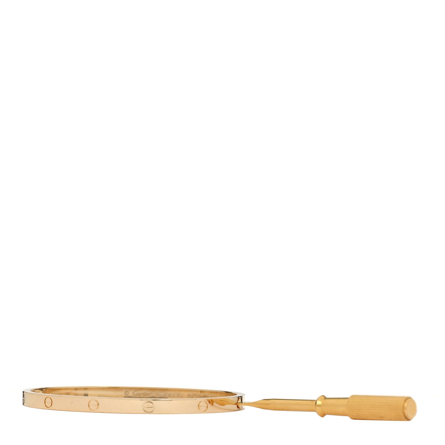 18K Yellow Gold Small LOVE Bracelet 16